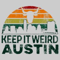 Keep Austin Texas Weird For Austinite Tie-Dye T-Shirt