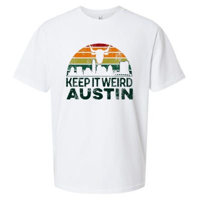 Keep Austin Texas Weird For Austinite Sueded Cloud Jersey T-Shirt