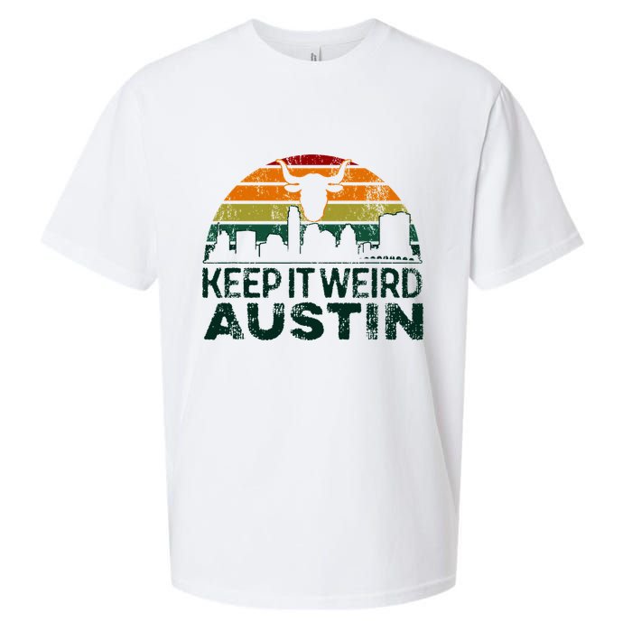 Keep Austin Texas Weird For Austinite Sueded Cloud Jersey T-Shirt