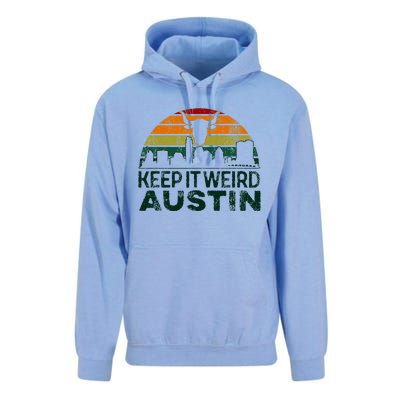 Keep Austin Texas Weird For Austinite Unisex Surf Hoodie