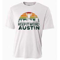 Keep Austin Texas Weird For Austinite Cooling Performance Crew T-Shirt