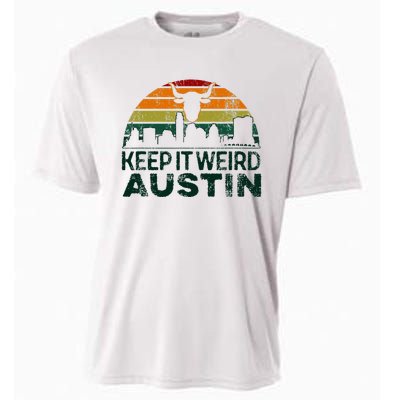 Keep Austin Texas Weird For Austinite Cooling Performance Crew T-Shirt