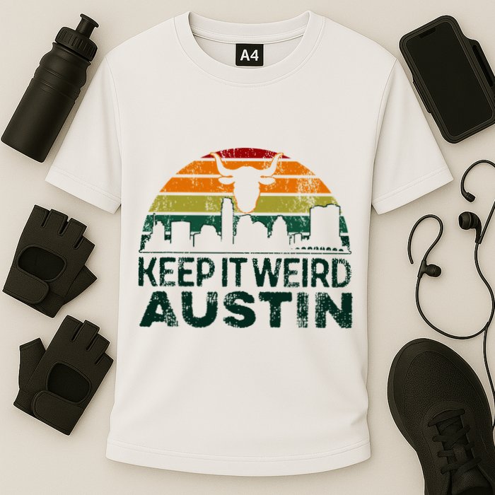 Keep Austin Texas Weird For Austinite Performance Shirt