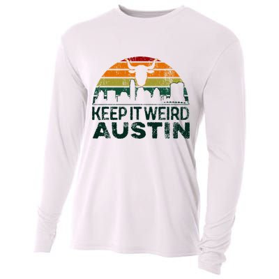 Keep Austin Texas Weird For Austinite Cooling Performance Long Sleeve Crew