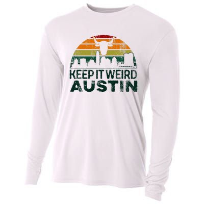 Keep Austin Texas Weird For Austinite Cooling Performance Long Sleeve Crew