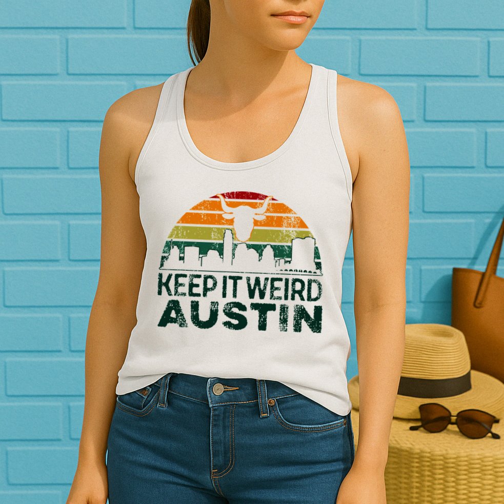 Keep Austin Texas Weird For Austinite Womens Tank Top