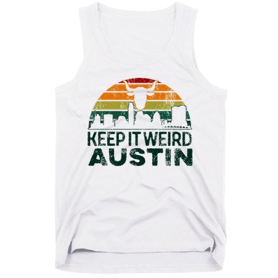 Keep Austin Texas Weird For Austinite Tank Top