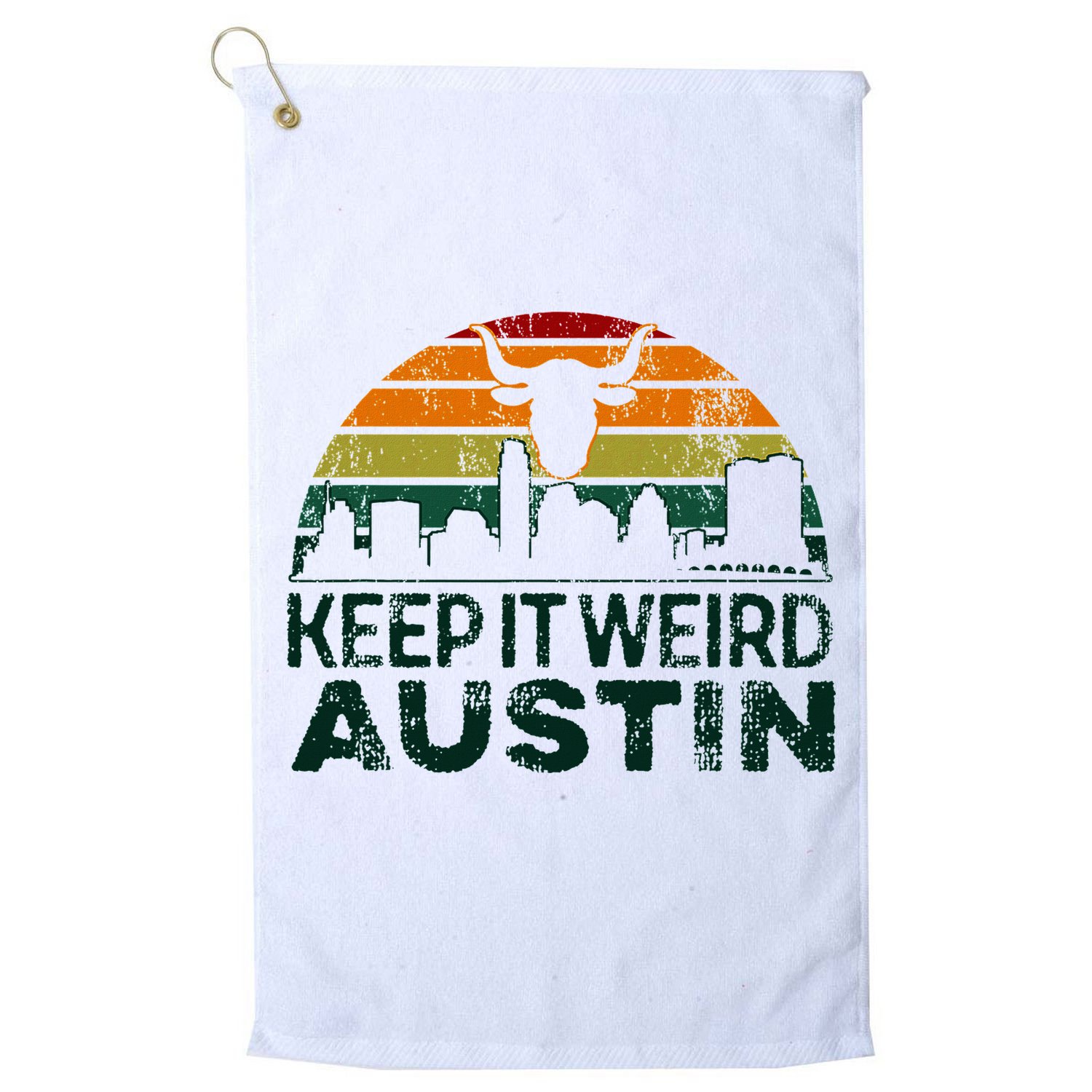 Keep Austin Texas Weird For Austinite Golf Towel