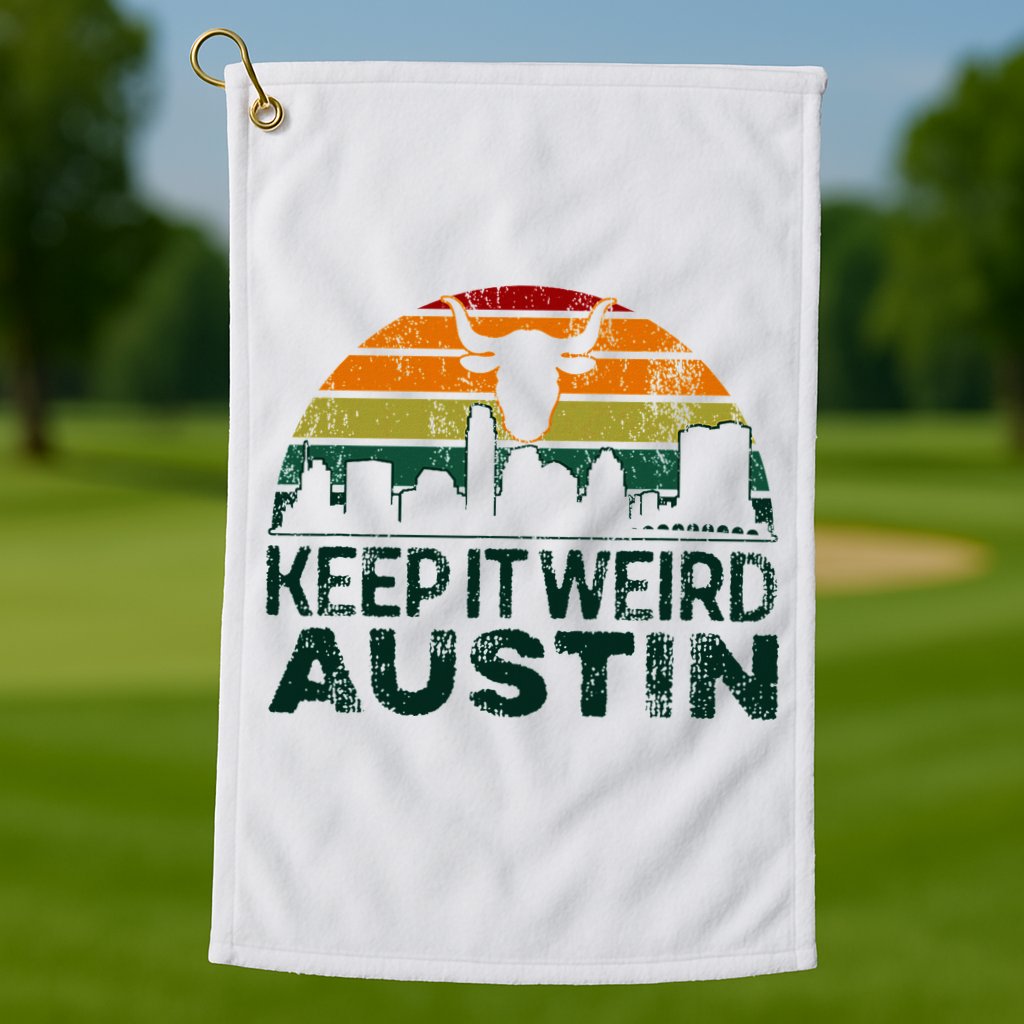 Keep Austin Texas Weird For Austinite Golf Towel