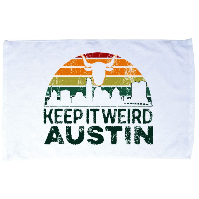 Keep Austin Texas Weird For Austinite Microfiber Hand Towel