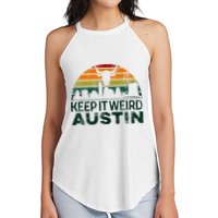 Keep Austin Texas Weird For Austinite Women's Perfect Tri Rocker Tank