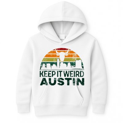 Keep Austin Texas Weird For Austinite Kids Hoodie