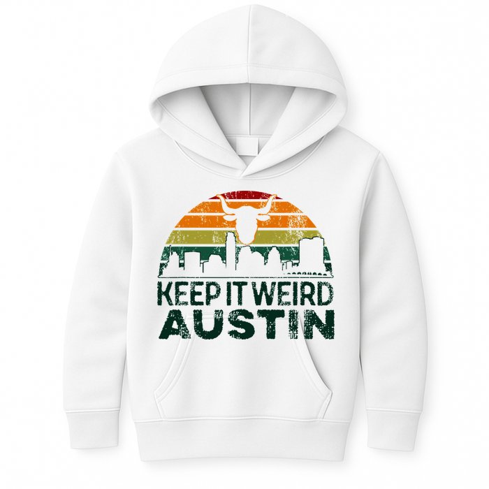 Keep Austin Texas Weird For Austinite Kids Hoodie