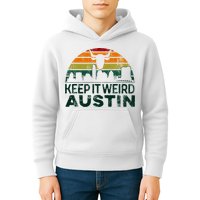 Keep Austin Texas Weird For Austinite Kids Hoodie