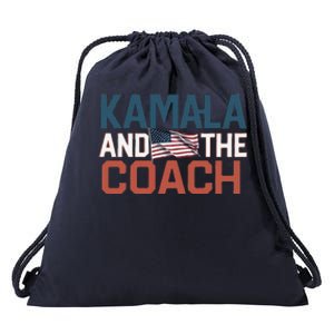 Kamala And The Coach Drawstring Bag