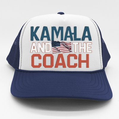 Kamala And The Coach Trucker Hat