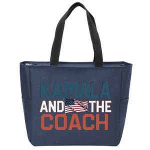 Kamala And The Coach Zip Tote Bag