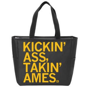 Kickin Ass Takin Ames Zip Tote Bag