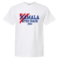 Kamala And The Coach 2024 Kamala Harris Tim Walz Garment-Dyed Heavyweight T-Shirt