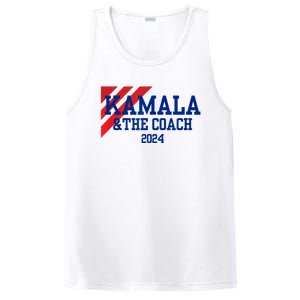 Kamala And The Coach 2024 Kamala Harris Tim Walz PosiCharge Competitor Tank