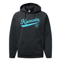 Kamala Athletic Team 47th President For The People Performance Fleece Hoodie