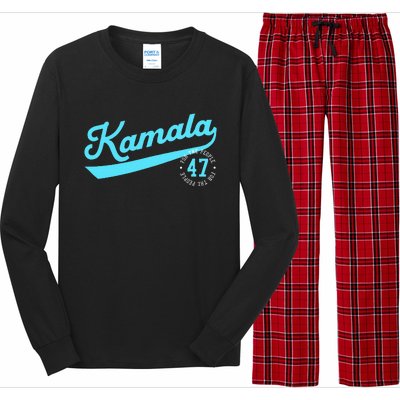 Kamala Athletic Team 47th President For The People Long Sleeve Pajama Set