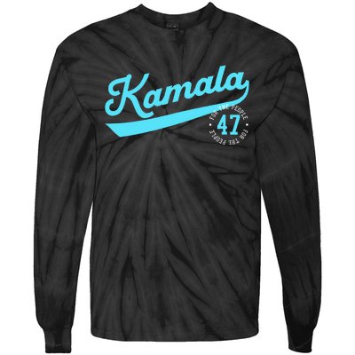 Kamala Athletic Team 47th President For The People Tie-Dye Long Sleeve Shirt