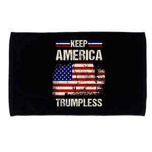 Keep America Trumpless America Flag Retro Patriotic Microfiber Hand Towel