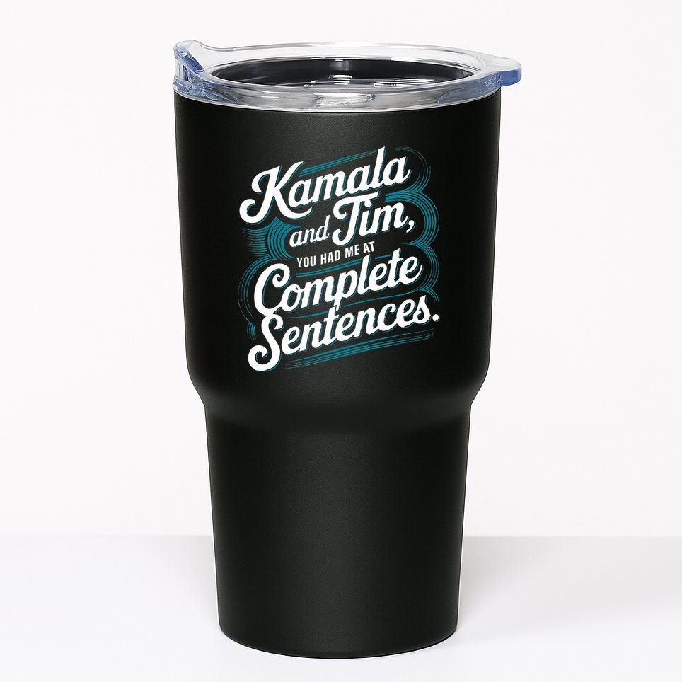 Kamala And Tim You Had Me At Complete Sentences Tumbler