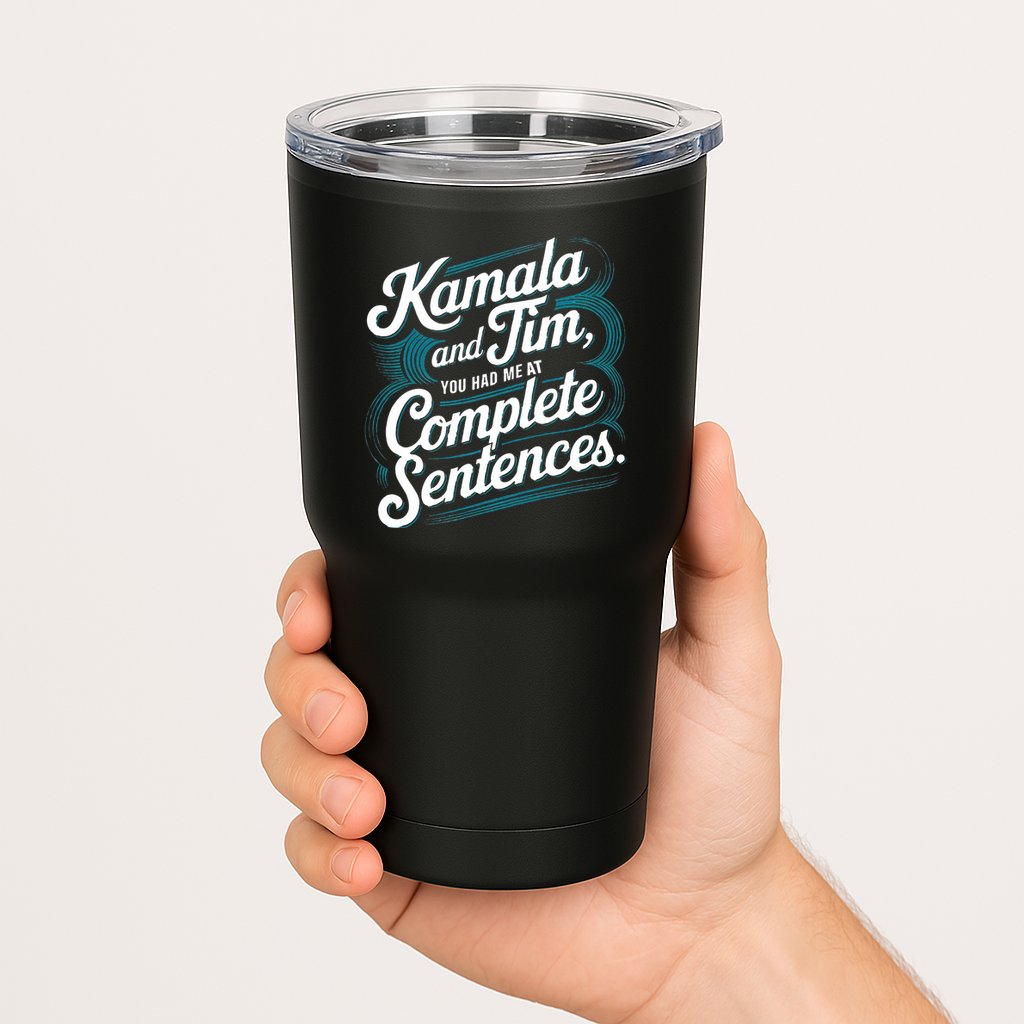 Kamala And Tim You Had Me At Complete Sentences Tumbler