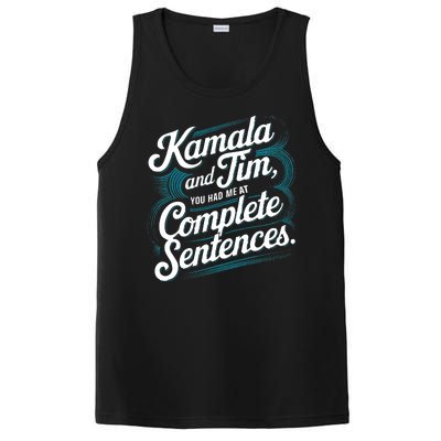 Kamala And Tim You Had Me At Complete Sentences PosiCharge Competitor Tank