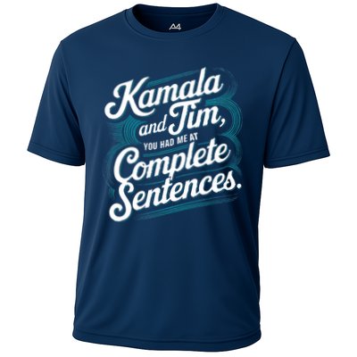 Kamala And Tim You Had Me At Complete Sentences Performance Shirt
