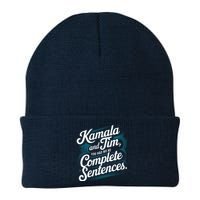 Kamala And Tim You Had Me At Complete Sentences Knit Cap Winter Beanie