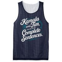 Kamala And Tim You Had Me At Complete Sentences Mesh Reversible Basketball Jersey Tank