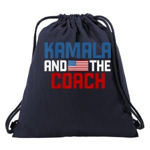 Kamala And The Coach Drawstring Bag