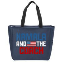 Kamala And The Coach Zip Tote Bag