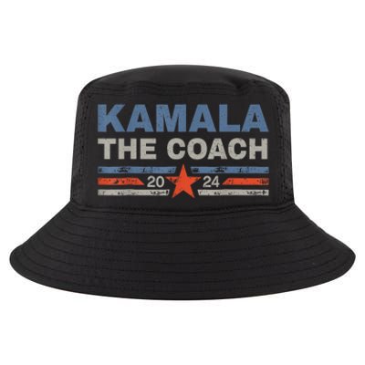 Kamala And The Coach 2024 Election Kamala Harris Tim Waltz Cool Comfort Performance Bucket Hat