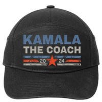 Kamala And The Coach 2024 Election Kamala Harris Tim Waltz 7-Panel Snapback Hat