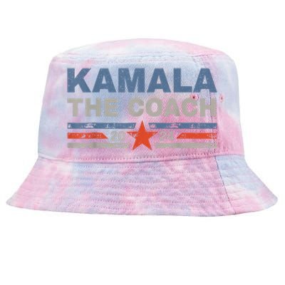 Kamala And The Coach 2024 Election Kamala Harris Tim Waltz Tie-Dyed Bucket Hat