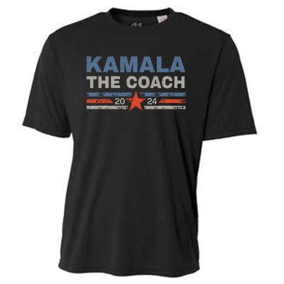 Kamala And The Coach 2024 Election Kamala Harris Tim Waltz Cooling Performance Crew T-Shirt