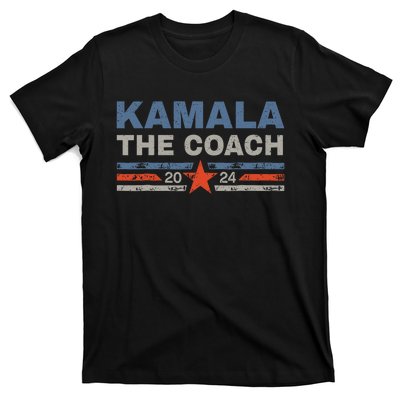 Kamala And The Coach 2024 Election Kamala Harris Tim Waltz T-Shirt