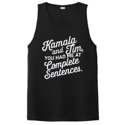 Kamala And Tim You Had Me At Complete Sentences PosiCharge Competitor Tank