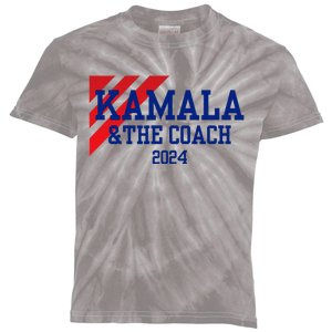 Kamala And The Coach 2024 Kids Tie-Dye T-Shirt