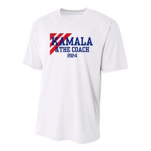 Kamala And The Coach 2024 Youth Performance Sprint T-Shirt