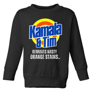 Kamala And Tim Removes Nasty Orange Stains Premium Toddler Sweatshirt