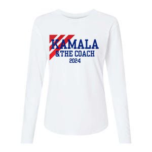 Kamala And The Coach 2024 Kamala Harris Tim Walz Womens Cotton Relaxed Long Sleeve T-Shirt