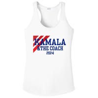 Kamala And The Coach 2024 Kamala Harris Tim Walz Ladies PosiCharge Competitor Racerback Tank