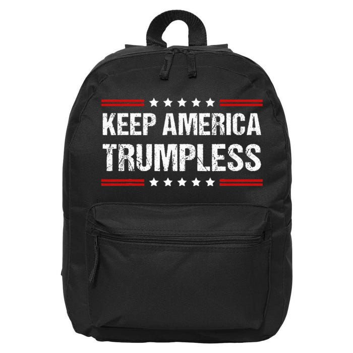 Keep America Trumpless 16 in Basic Backpack