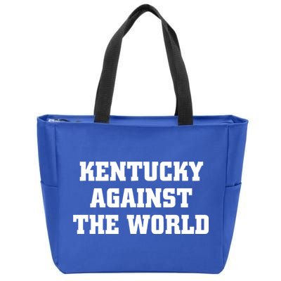 Kentucky Against The World Zip Tote Bag