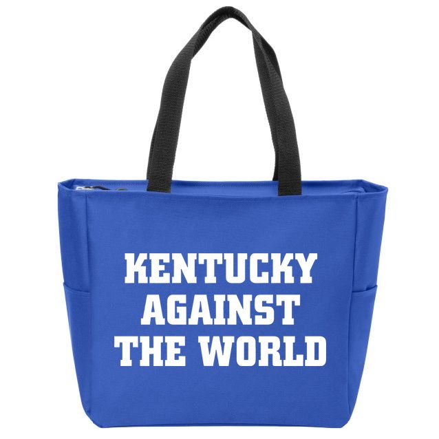 Kentucky Against The World Zip Tote Bag